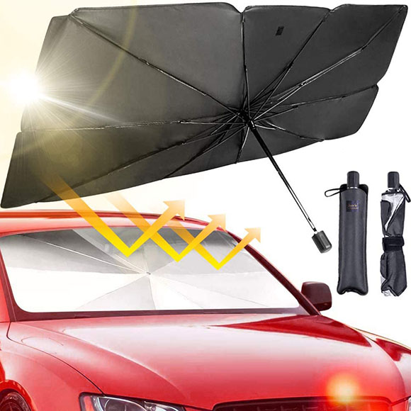 Loco Cooling Car Umbrella - faltbarer Sonnenschirm fürs Auto